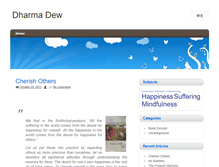 Tablet Screenshot of dharmadew.com